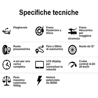 monopattino nilox doc twelve 